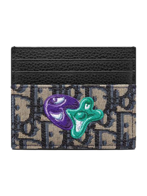 Dior x Kenny Scharf Card Holder Beige/Black