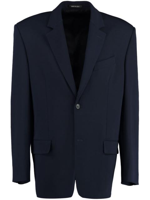Regular Tailored Jacket in Navy Blue