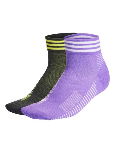 (WMNS) adidas x Stella McCartney Low Socks 'Purple' HG8642