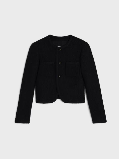 chasseur jacket IN wool natté