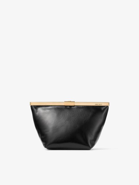 Ganache
Black Biker Leather Clutch Bag