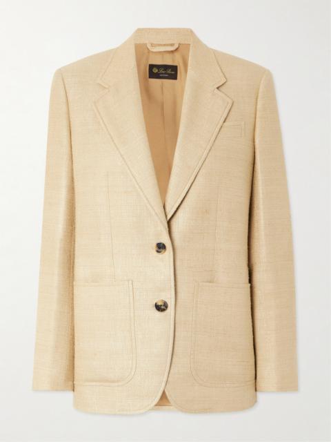 Maria Silk-tweed Blazer