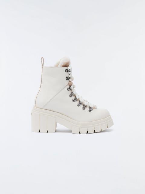 SUMMIT shearling-lined lamb leather ankle boot for women