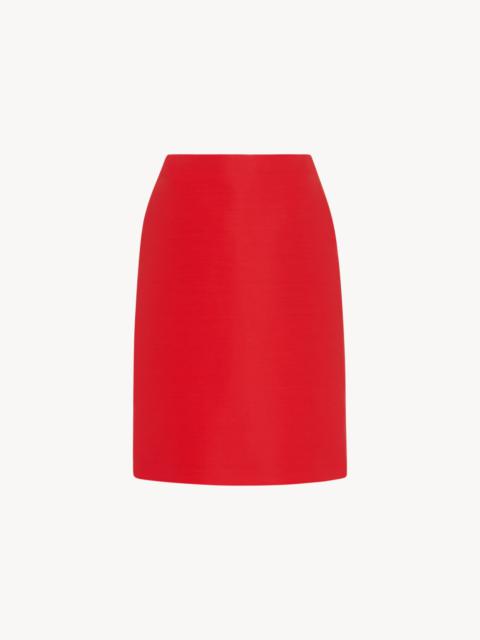 Corinna Skirt in Coated Wool