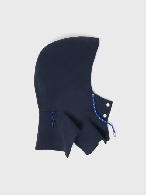 Waterproof drawstring hood