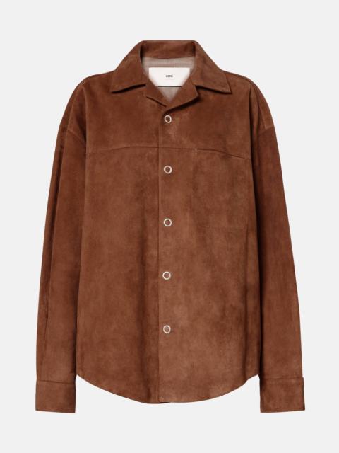 Suede overshirt