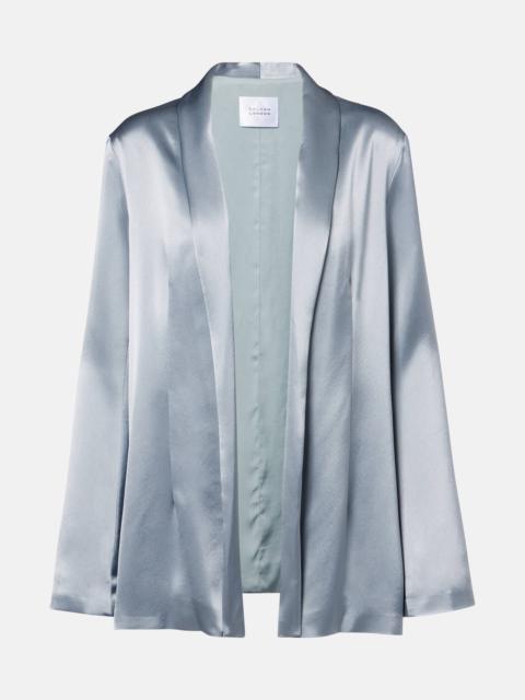 Julianne satin blazer
