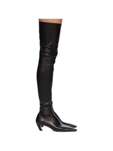 Black Arizona Over-the-Knee Stretch Boots