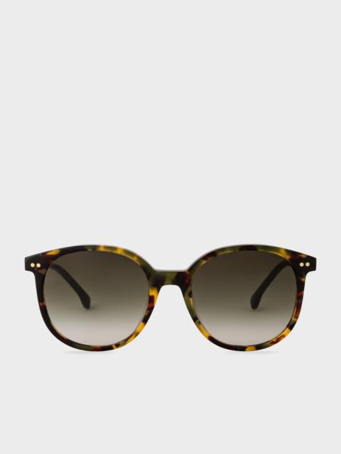 Havana Khaki 'Finch' Sunglasses