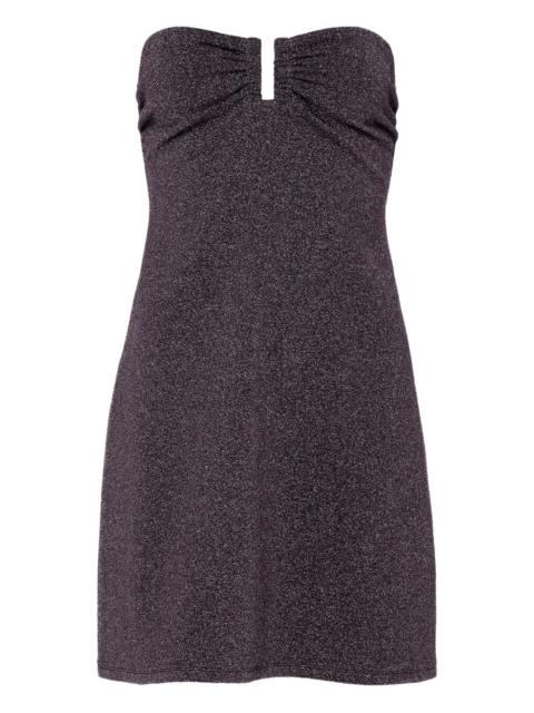Bronzage strapless mini dress