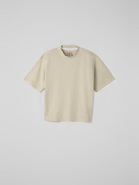 Beige Organic Cotton T-Shirt