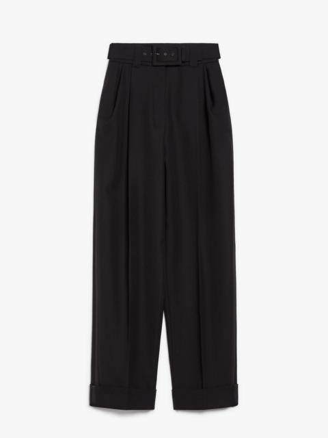 STREET Grain de poudre wool trousers