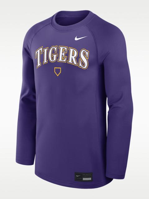LSU Dugout Game Time Men's Nike Dri-FIT College Long-Sleeve T-Shirt
