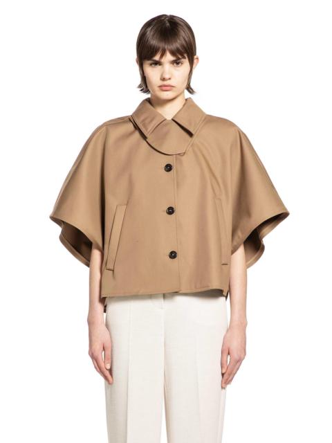Water-repellent Gabardine Cape