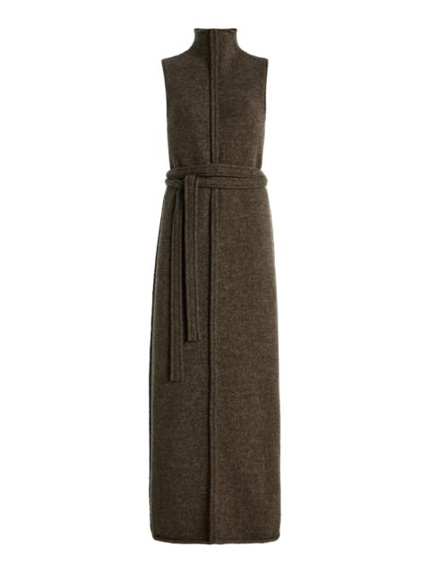Zola Knit Wool Maxi Dress green