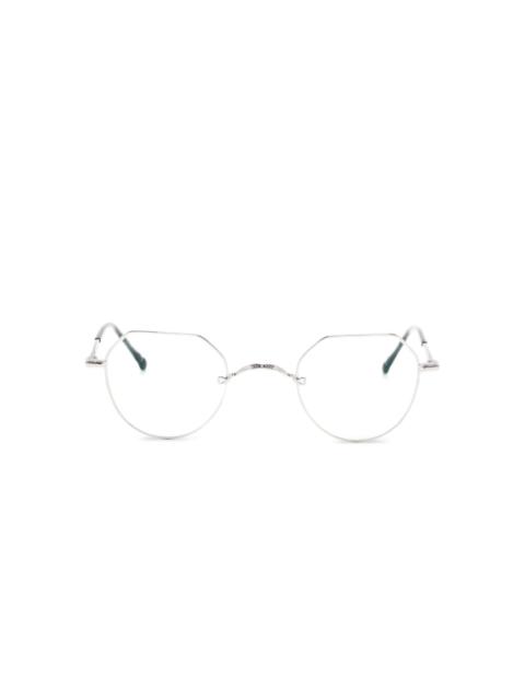 M3144 octagonal-frame metal glasses