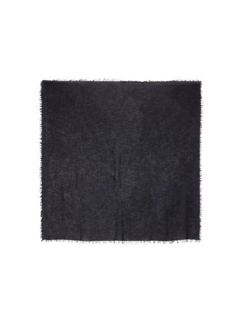 fringed-trim square-shape scarf