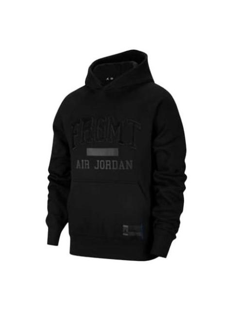 Air Jordan x Fragment Pullover Hoodie 'Black/Reflective Silver' DA2983-010