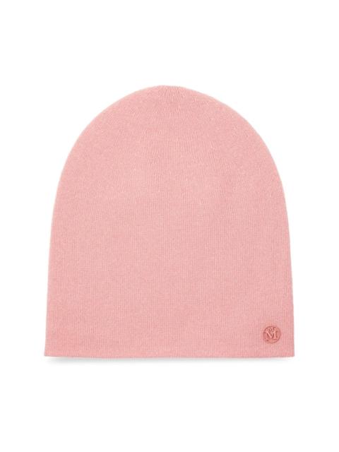 Loli logo-plaque cashmere beanie