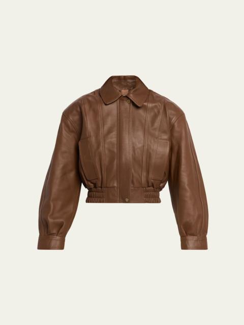 Samson Cropped Leather Jacket