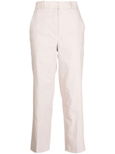 high waist cropped trousers