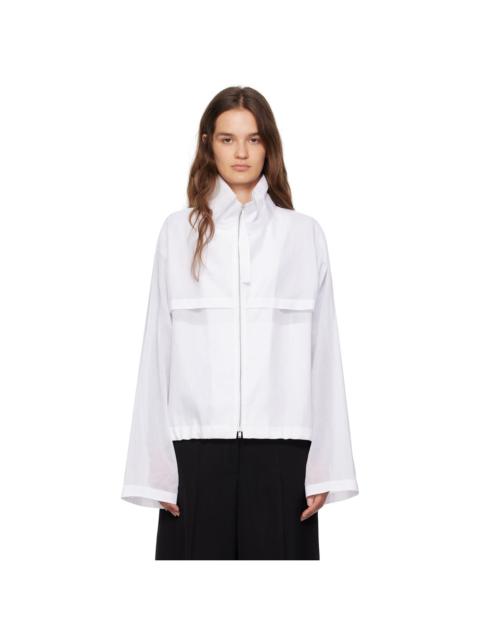White Cotton Muslin Jacket