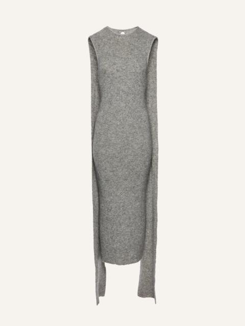 Cape mohair dress in grey