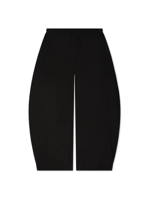 COTTON TYPEWRITER PANTS - BLACK