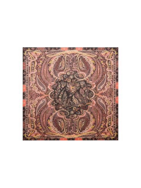 paisley-print scarf