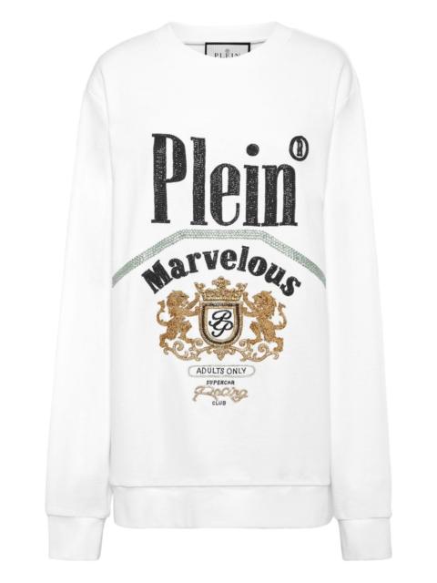 logo-embellished sweatshirt