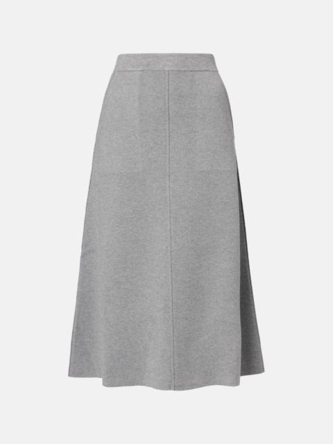 Vortice midi skirt