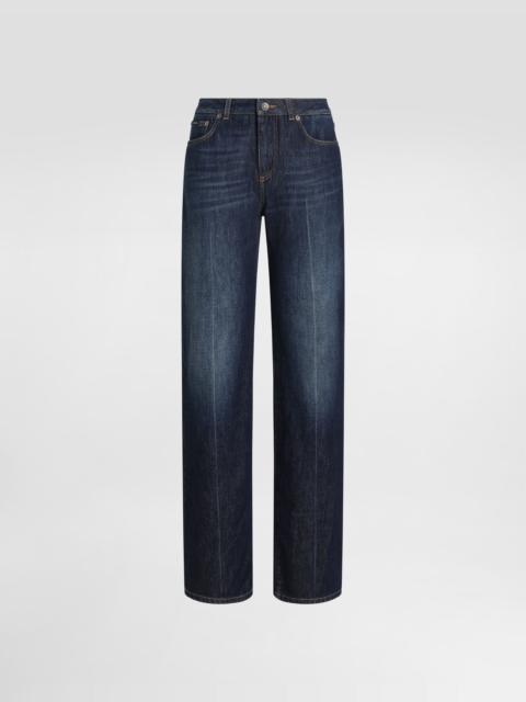 5-pocket denim trousers
