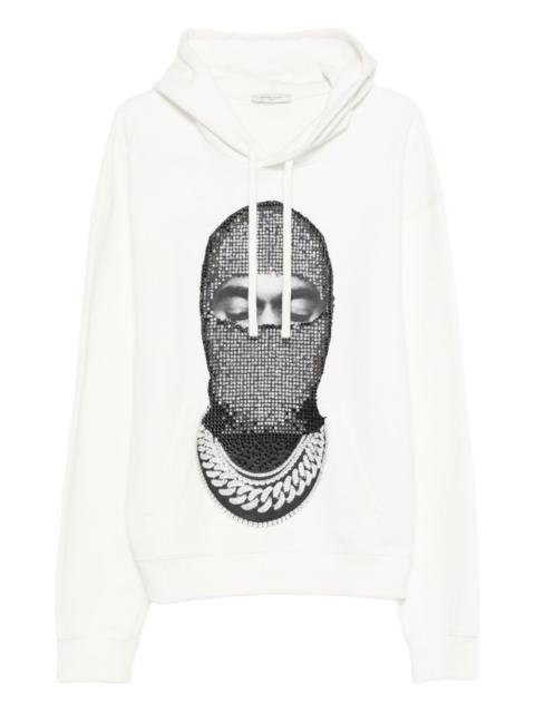 crystal-embellished hoodie