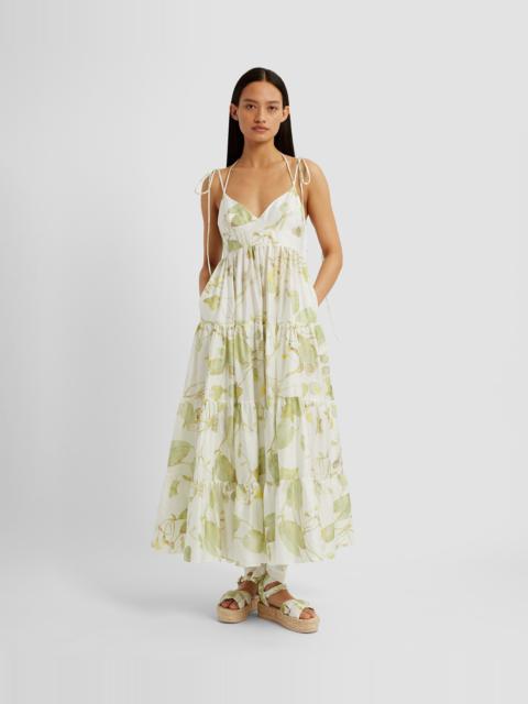 STRAPPY FIT AND FLARE DRESS