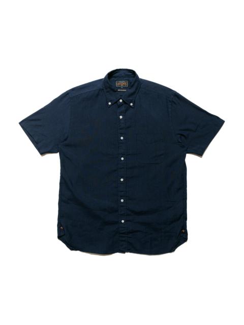 B.D. Short Sleeve COOLMAX® Linen Navy