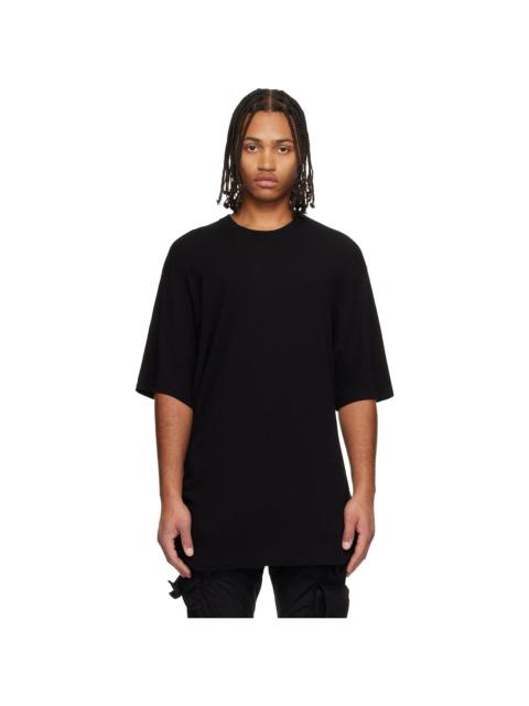 Black Europa Drape T-shirt