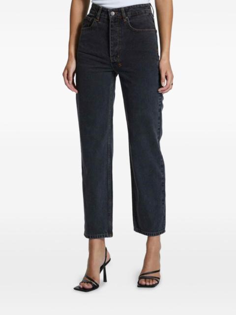 Brooklyn logo-patch jeans