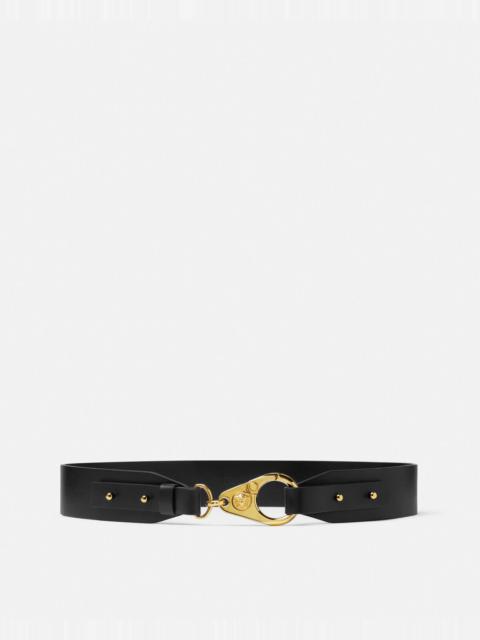 La Medusa Leather Belt 1.6"