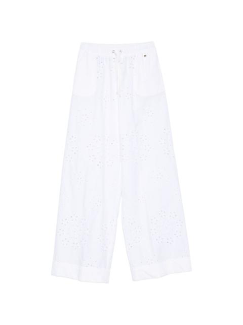 drawstring-fastening trousers