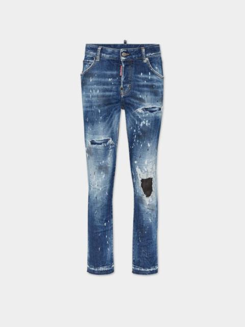 MEDIUM RIPPED WASH COOL GIRL JEANS