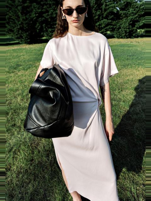 BIRD
Knot detail satin dress