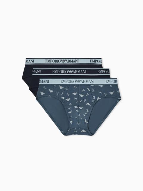 THREE-PACK OF BRIEFS WITH CORE LOGO WAISTBAND