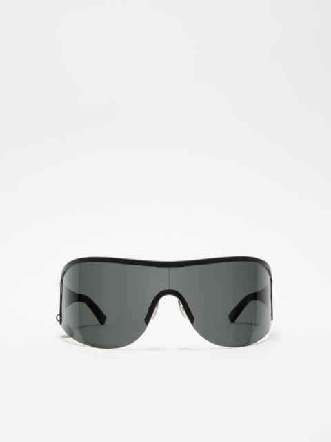 Metal frame sunglasses - Black/black