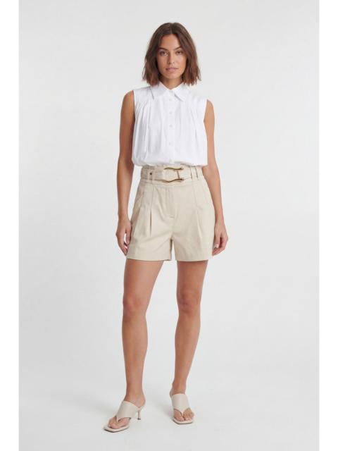 Tailored Top Stitch Detail Bermuda Short