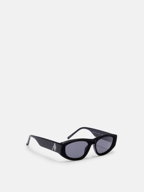 BLACK AND SILVER SUNGLASSES