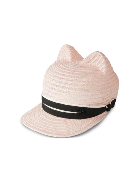 Jamie strap-detail hat