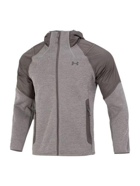 Under Armour ColdGear Swacket Hoodie Jacket 'Grey Heather' 1357475-176