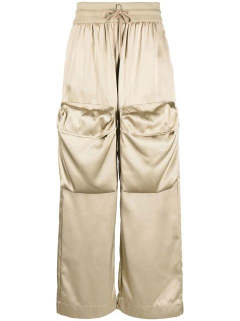 flap-pocket track pants