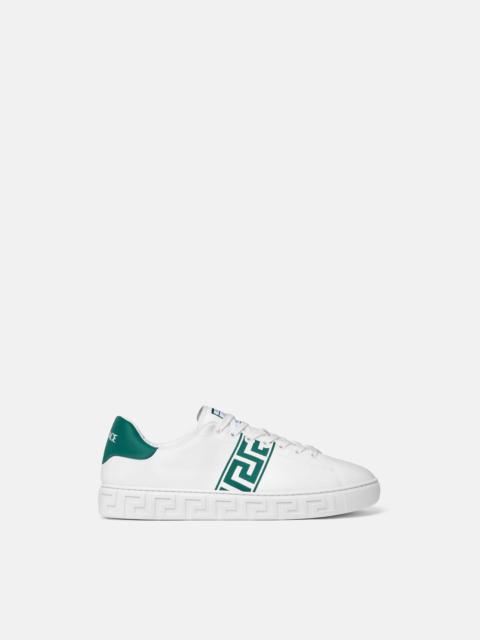 Embroidered Greca Sneakers