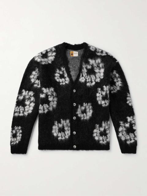 + Denim Tears Jacquard-Knit Cardigan
